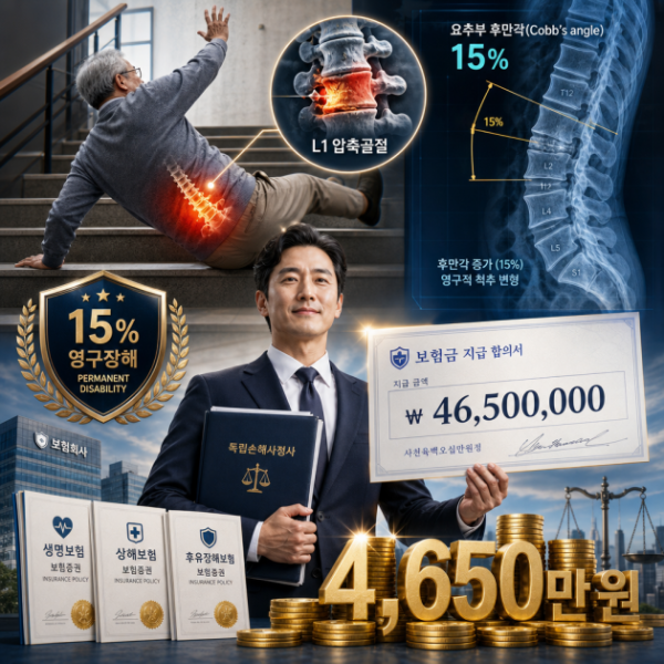 척추압박골절 후유장해 보상사례 손해사정사례.png