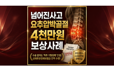 넘어져서 척추가 골절된사고 후유장해 보상사례 알려주세요: 수술 안 한 요추 압박골절로 4천만 원 이상 수령한 실제 비결