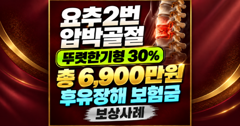 요추2번 압박골절 후유장해 6,900만원 보상사례 척추의 뚜렷한 기형 30% 실무 입증 분석 척추압박골절 전문 손해사정사 추천.png
