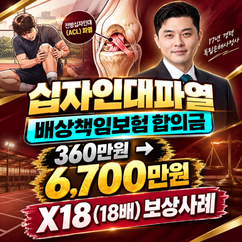십자인대 파열 보상금 18배 사례.png